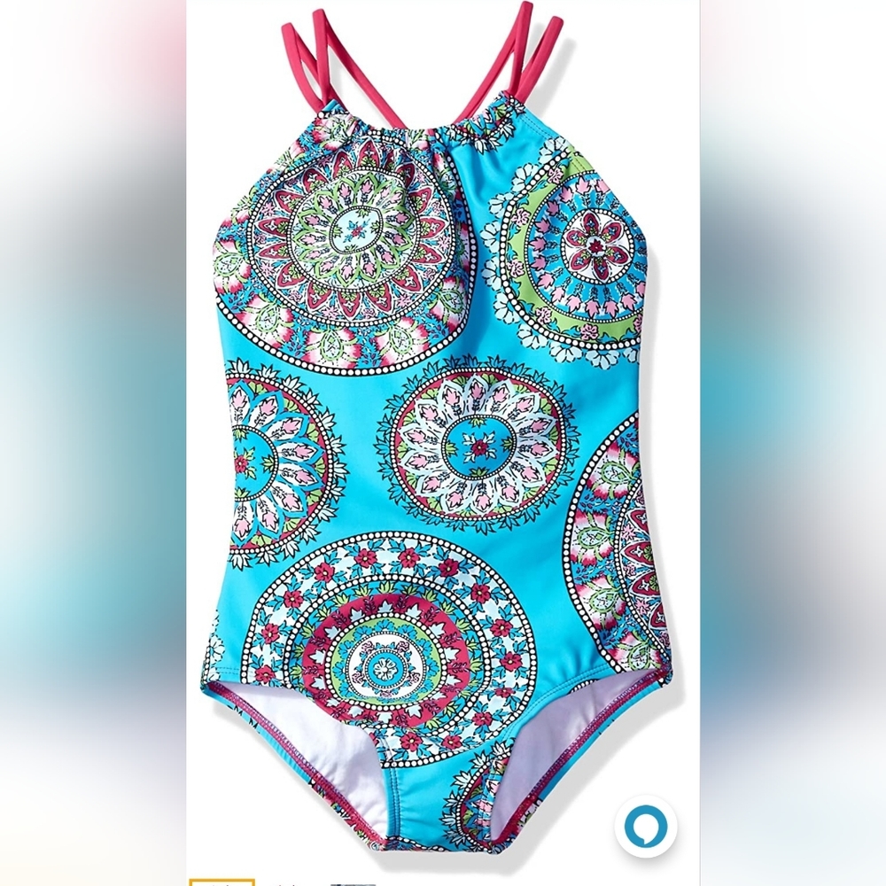 Kamu Girls One-piece Swimsuit UPF 50+ New